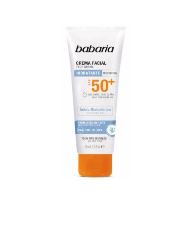 BABARIA Solar Ácido Hialurónico SPF50+ 75ml | Éclatant