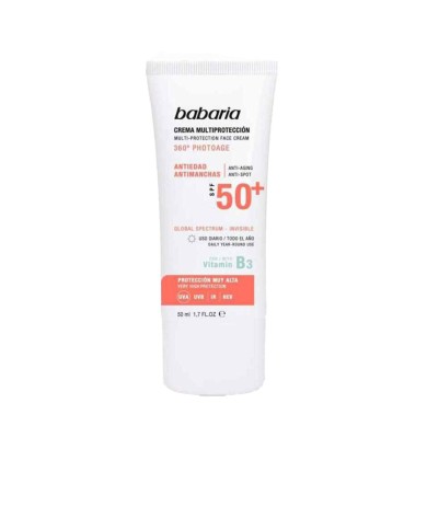 BABARIA Solar Multiprotecção SPF50+ Antimanchas 50ml