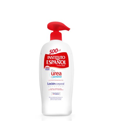 Loção Ureia 5% + Pantenol 500ml | Instituto Español