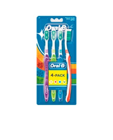Oral-B Shiny Clean Escova Dentes Médio 4un | Éclatant