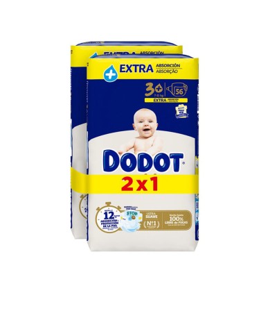 DODOT Sensitive Extra T3+ 112 Fraldas 7-11kg | Éclatant