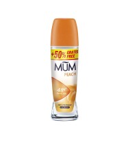 MUM Peach Pêssego Roll-On 75ml | Sem Alumínio