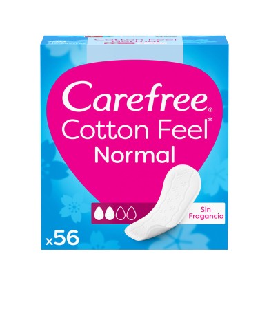 Carefree Cotton Protetor sem Fragrância 56un