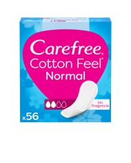 Carefree Cotton Protetor sem Fragrância 56un