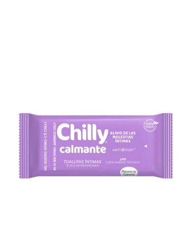 CHILLY Pocket Toalhitas Íntimas Calmantes 12 un