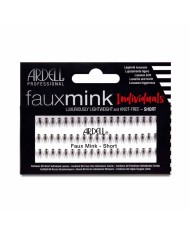 ARDELL Faux Mink Pestanas Individuais Curtas Pretas