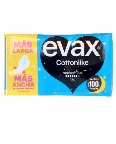 EVAX Cottonlike Pensos Noite com Abas 18un | Éclatant