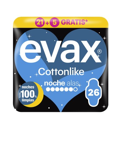 EVAX Cottonlike Pensos Noturnos com Abas 26un | Éclatant