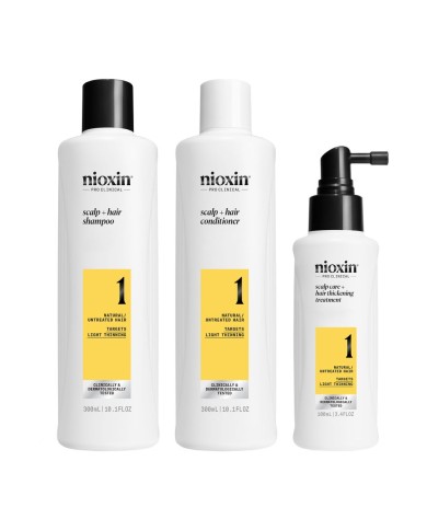 NIOXIN Sistema 1 Kit Cabelo Natural | Éclatant