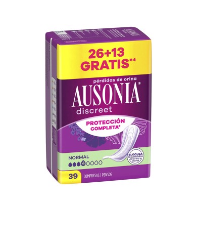 Ausonia Discreet Pensos Incontinência Normal 39un