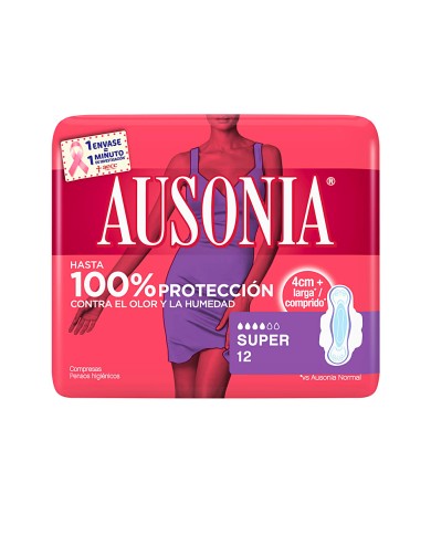 Ausonia Pensos Super com Abas 12un | Éclatant
