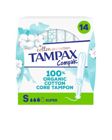 Tampax Algodão 100% Orgânico Super 14un | Éclatant