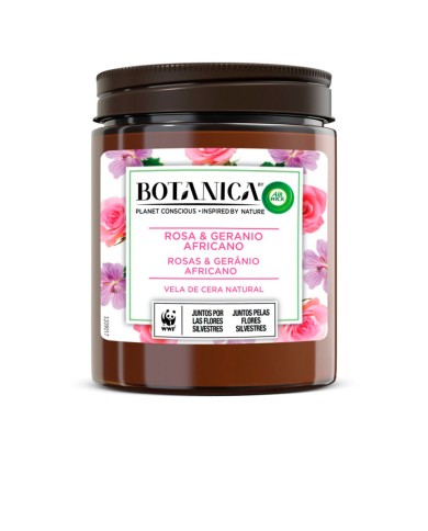 Air-Wick Botanica Vela Rosa & Gerânio 205g | Éclatant