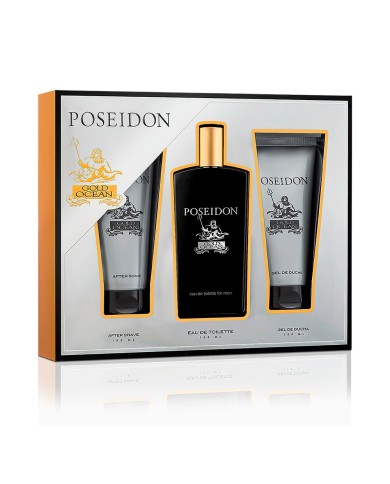 Poseidon Gold Ocean for Men Lote 3 pç | Éclatant