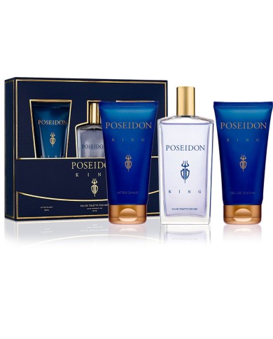 POSEIDON THE KING Lote 3 Pç | Poseidon | Éclatant