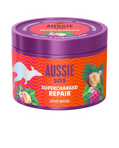 AUSSIE SOS Supercharged Repair Máscara 500ml | Éclatant
