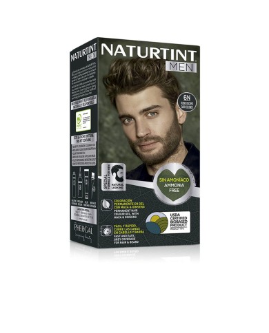 Naturtint Men #6N Louro Escuro – Tintura Sem Amoníaco