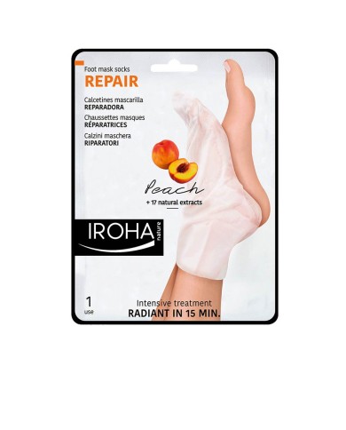 IROHA PEACH Meias Máscara Reparadora para Pés | Éclatant