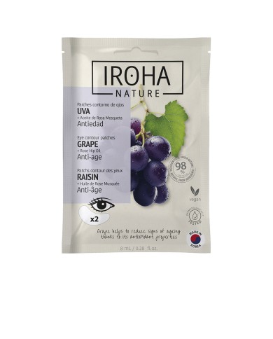 IROHA UVA Patches Contorno de Olhos 8ml | Éclatant