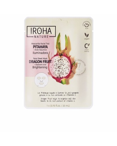 IROHA Nature Mask Pitahaya & Ácido Hialurónico | Éclatant