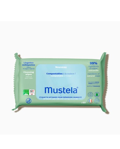 Mustela BIO Toalhitas Compostáveis 60un | Éclatant