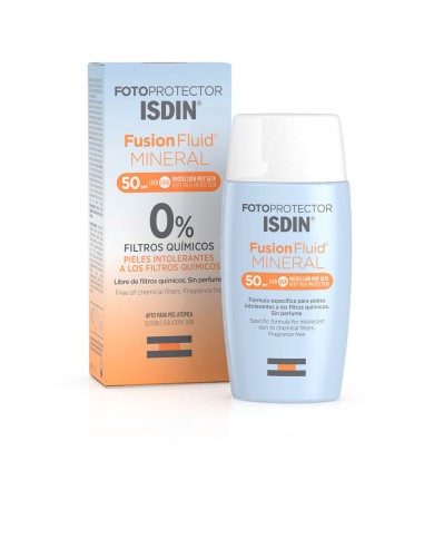 ISDIN Fusion Fluid Mineral SPF50+ 50ml | Éclatant