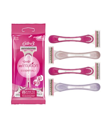 Wilkinson Intuition Extra 3 Máquinas Descartáveis 4un