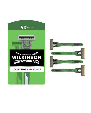 Wilkinson Quattro Essential 4 Máquinas Descartáveis