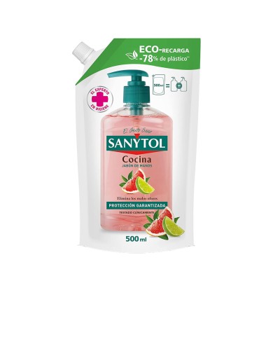 Sanytol Sabão Mãos Antibacteriano Cozinha Recarga 500ml