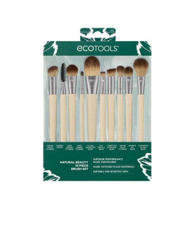 EcoTools Natural Beauty: Estojo 10 Pincéis | Éclatant