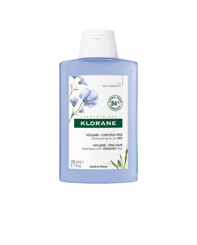 Klorane Champô Linho BIO Volume 200ml | Éclatant