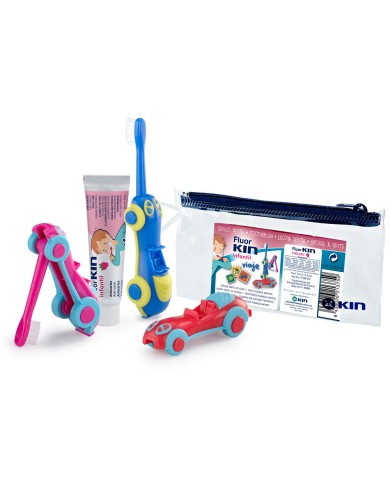 Fluorkin Infantil Viagem Carro KIN | Lote 3 Pç