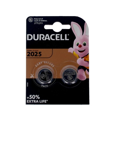 Duracell Pilhas Botão Lítio 3V CR2025 Pack 2un