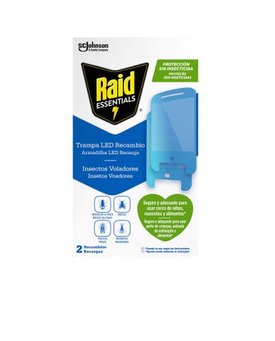 Armadilha LED Antiinsetos Raid | Sem Inseticida