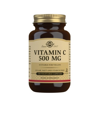 Solgar Vitamina C 500mg 100 Cápsulas Vegetais