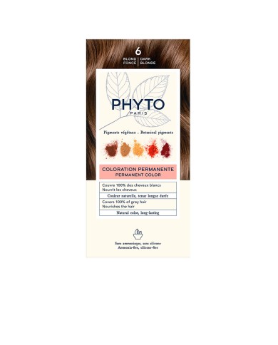 PHYTO PHYTOCOLOR #6 Loiro Escuro | Cor Natural e Luminosa