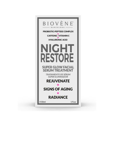 NIGHT RESTORE Sérum Facial BIOVÈNE | Éclatant