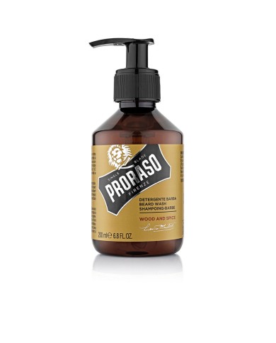 PRORASO Wood and Spice Champô para Barba 200ml