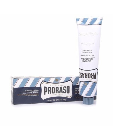 PRORASO BLUE Creme Barbear Aloe & Vitamina E 150ml