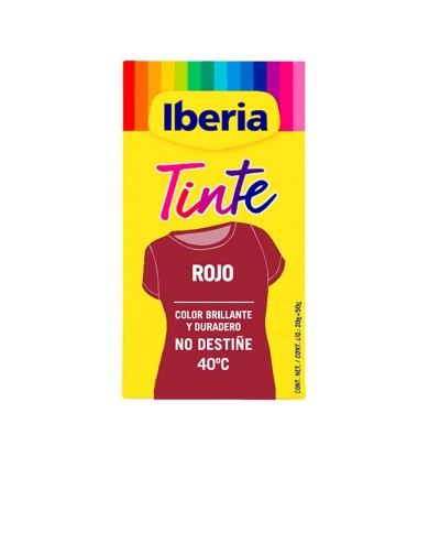IBERIA Tinte Roupa Vermelho 70g | Cor Intensa a 40º