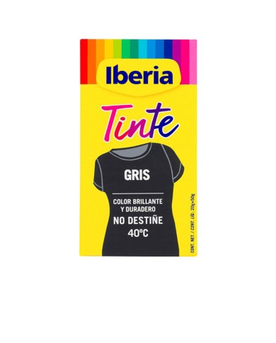 IBERIA Tinte Roupa Cinzento 70g | Cor Intensa até 40°C