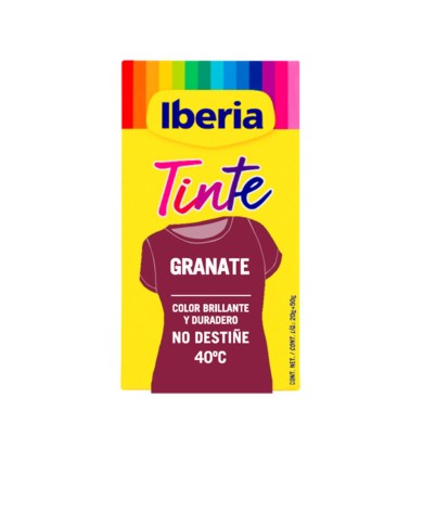 IBERIA Tinte Roupa Grená 40° 70gr | Cor Vibrante