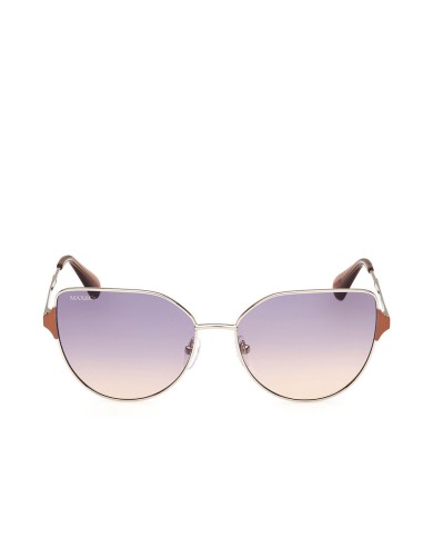 MAX&CO MO0082 32Z Óculos de Sol Cat-Eye Dourado