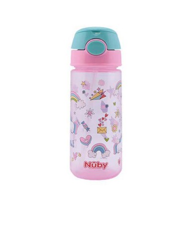 Copo com Palhinha Rosa NÛBY 540ml +3 Anos | Éclatant