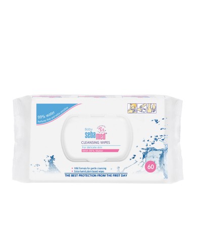 SEBAMED BABY Toalhitas de Limpeza 60 un | Éclatant