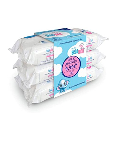 SEBAMED Baby Toalhitas de Limpeza 3x60 un | Éclatant