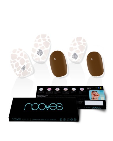 Lâminas de Gel Suzanne Glitter Premium | NOOVES