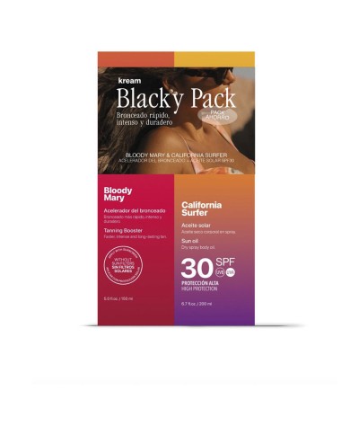 BLACKY PACK 2 unid KREAM | Óleo Bronzeador SPF 30
