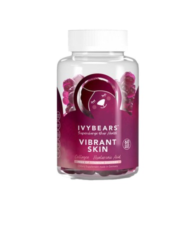 Ivybears Vibrant Skin 60 Gomas | Colagénio & Ácido Hialurónico