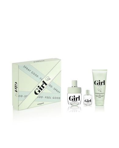 GIRL Lote 3 Pç Rochas | Perfume Floral e Natural